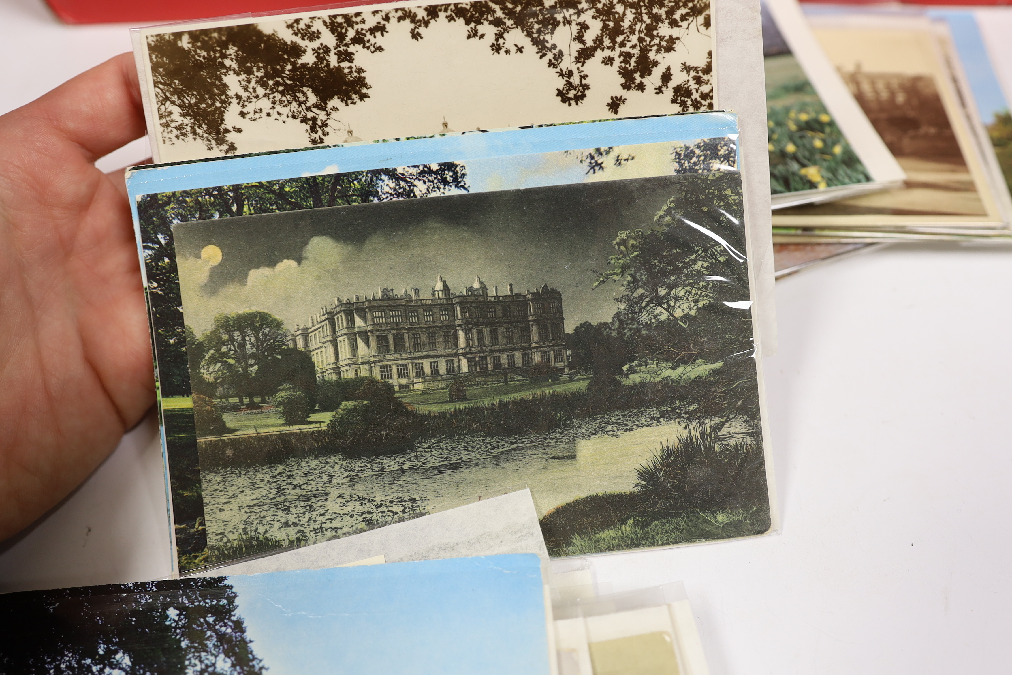 Collection of topographical postcards including Sussex, Warwickshire and Yorkshire
